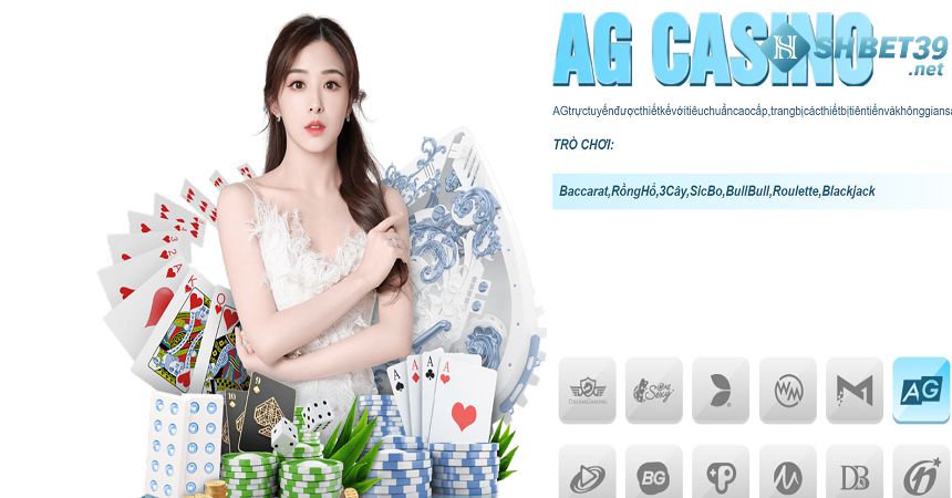 Sảnh AG casino với thiết kế theo tiêu chuẩn cao cấp
